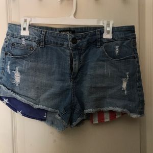 Forever 21 denim shorts